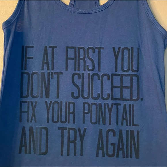 Next Level Racerback Motivational Tank Small - Picture 2 of 5